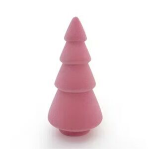 Flocked Velvet Holiday‎ Ceramic Tree
